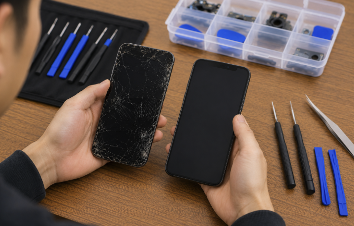 修理と交換どっちがいい？高槻スマホ修理のリアル事情